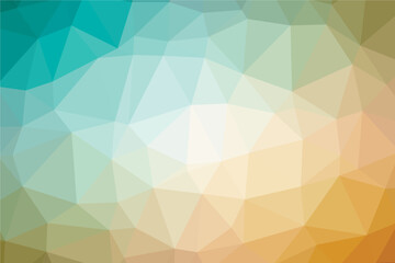 Multicolor polygon pattern. Low poly design. Vector illustration
