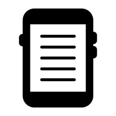 E-reader Vector Icon