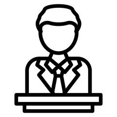 Director Male Icon Style