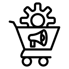 Sales Automation Icon Style