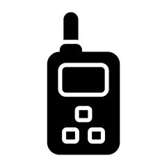 Emergency Radio Vector Icon