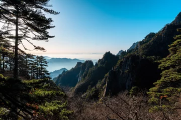 Foto auf Acrylglas Huang Shan Scenery of Mount Huangshan, Anhui