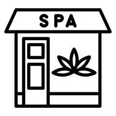 Spa Center Icon Style