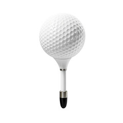 golf ball and tee