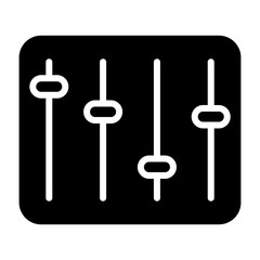 Equalizer Vector Icon