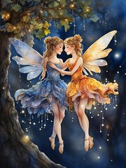 
woman, fairy, angel, fantasy, magic, beauty, wings, art, illustration, vector, elf, dress, people, butterfly, nature, hair, autumnal, flower, fashion, cartoon, water, 3-d, summer, painting
