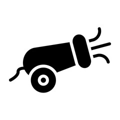 Confetti Cannon Vector Icon