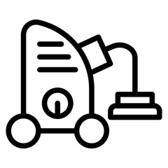 Vacuum Cleaner Icon Style