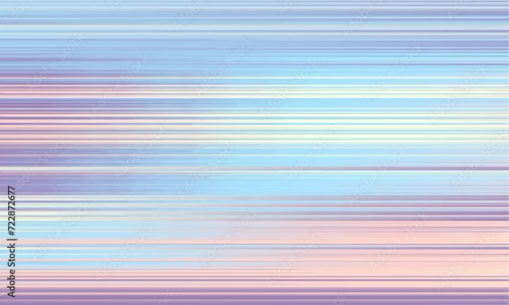 Poster abstract defocused horizontal background with horizontal smooth grunge lines. sunrise theme colors. 