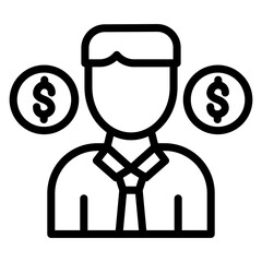 Embezzlement Icon Style