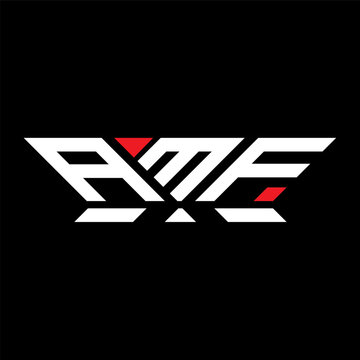 AMF letter logo vector design, AMF simple and modern logo. AMF luxurious alphabet design  