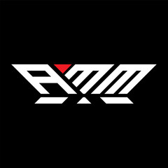 AMM letter logo vector design, AMM simple and modern logo. AMM luxurious alphabet design  