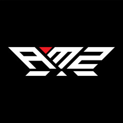 AMZ letter logo vector design, AMZ simple and modern logo. AMZ luxurious alphabet design  