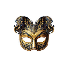 Venetian carnival mask isolated on white background carnival