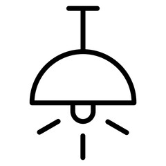Pendant Light Icon Style © designing ocean