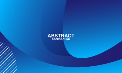 Abstract blue wave background. Vector illustration