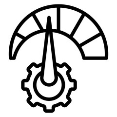 Overall Equipment Effectiveness Icon Style