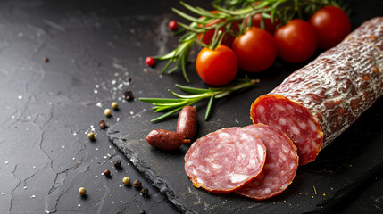 Traditional Italian salami