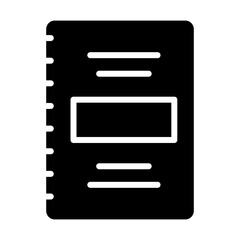 Notebook Vector Icon