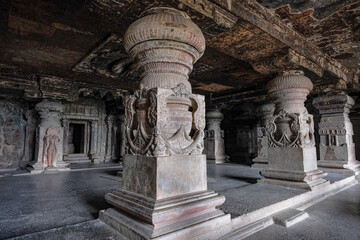 Ellora Caves are a rock-cut cave complex located in the Aurangabad District of Maharashtra, India. - 722876407