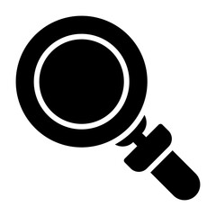 Magnifying glass Vector Icon - obrazy, fototapety, plakaty