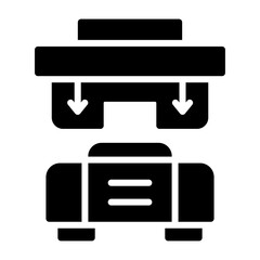 Press Machine Vector Icon
