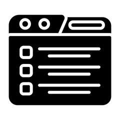 Task Manager Vector Icon