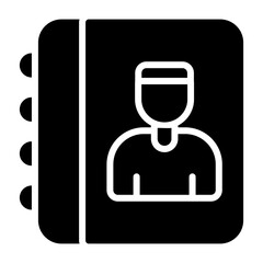Adress Book Vector Icon