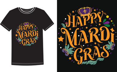 Mardigras New Orleans T-shirt design, Mardi Gras T-shirt, Mardi Gras SVG, New Orleans, Mardi Gras Hat, Mardigras quotes for tshirt, svg files for cricut,