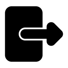 Exit Vector Icon