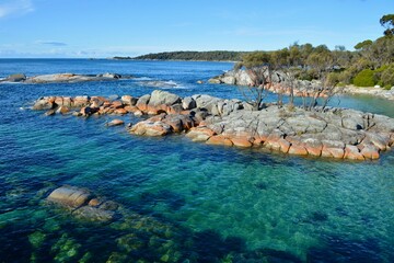 coastal landscape beach and sea