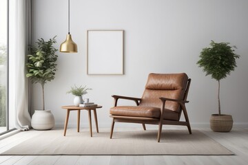 Fototapeta na wymiar stylish living room interior with comfortable chair