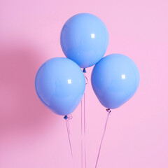 Blue balloons