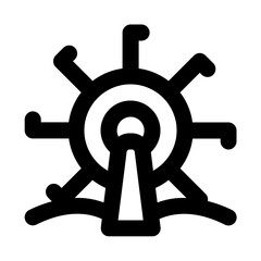 Fototapeta premium Hydro Line Icon