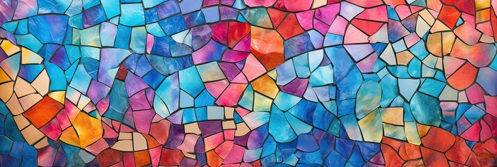 Fototapeta premium A captivating blend of shapes and hues. Symmetric, vibrant, hypnotic, kaleidoscopic, geometric, colorful, ornate, captivating. Generated by AI.