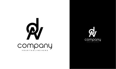 DN or ND initial logo concept monogram,logo template designed to make your logo process easy and approachable. All colors and text can be modified