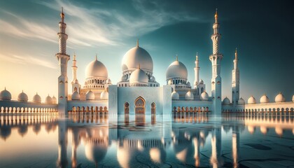 islamic mosque - obrazy, fototapety, plakaty