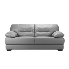 white sofa isolated on white
