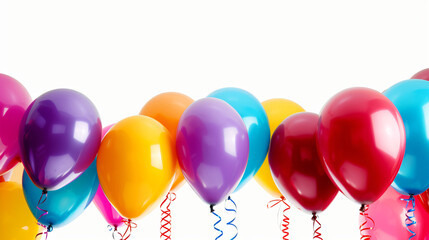 Fototapeta na wymiar Colorful party balloons