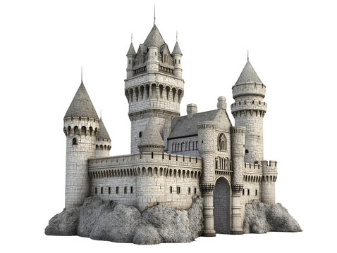castle on transparent background