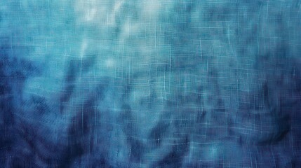 sky blue, blue fabric blue cloth, cornflower blue abstract vintage background for design. Fabric cloth canvas texture. Color gradient, ombre. Rough, grain. Matte, shimmer