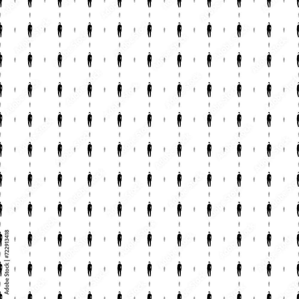 Poster square seamless background pattern from geometric shapes are different sizes and opacity. the patter