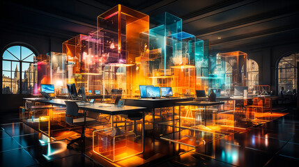 Digital Transformation: Morphing Traditional Office to Futuristic Workspace