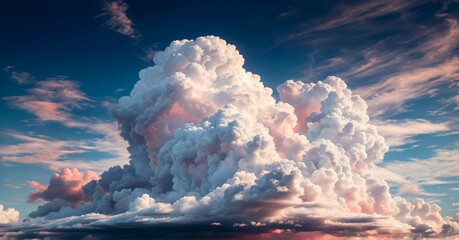 cloud background with sky