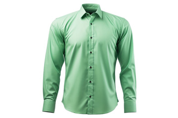 Green Shirt Isolated On Transparent Background