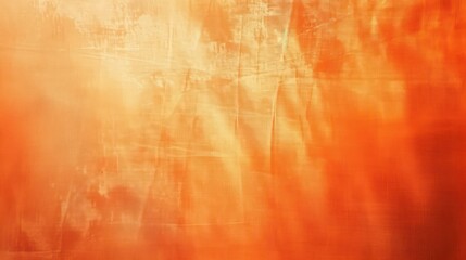 Obraz premium apricot orange, orange fabric, orange cloth abstract vintage background for design. Fabric cloth canvas texture. Color gradient, ombre. Rough, grain. Matte, shimmer 
