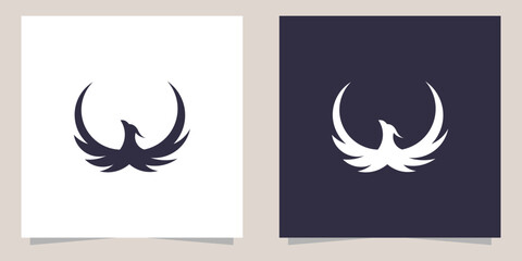 phoenix logo design vector