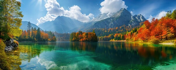 autumn in the mountains