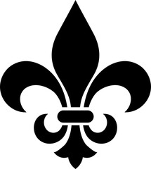 fleur de lis black symbol © Liena