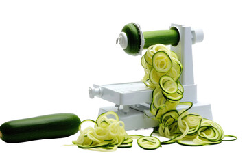 Blade Spiralizer for Various Veggie Noodles Isolated On Transparent Background